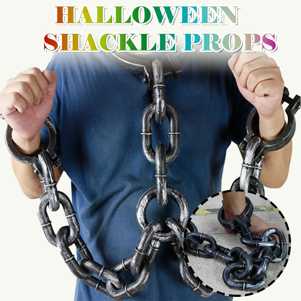 Halloween Prisoner Shackles Chain Prop – Cosplay Costume Costume Prop Oasis Select