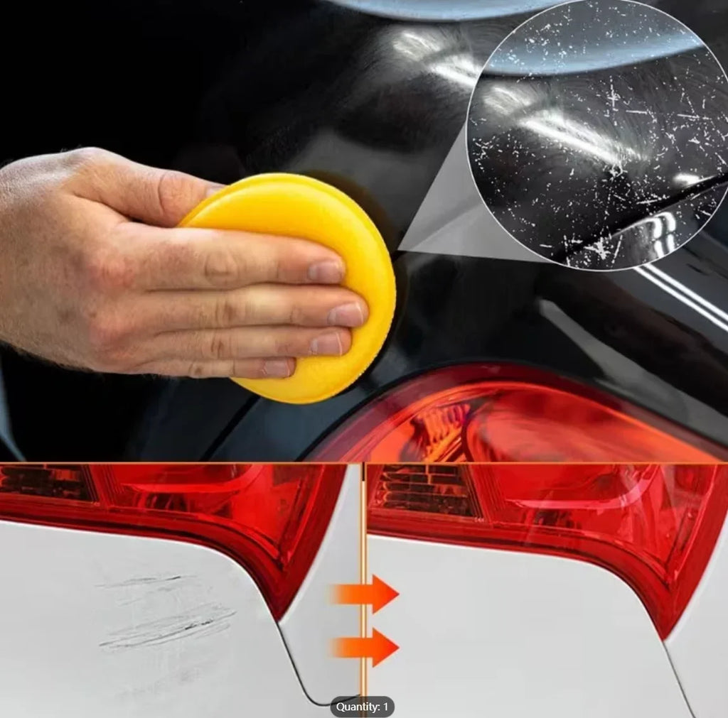 Car Scratch Repair Paste Car scratch repair paste with cloth and sponge Car wax for polishing and repairing paint scratches Deep Oasis Select