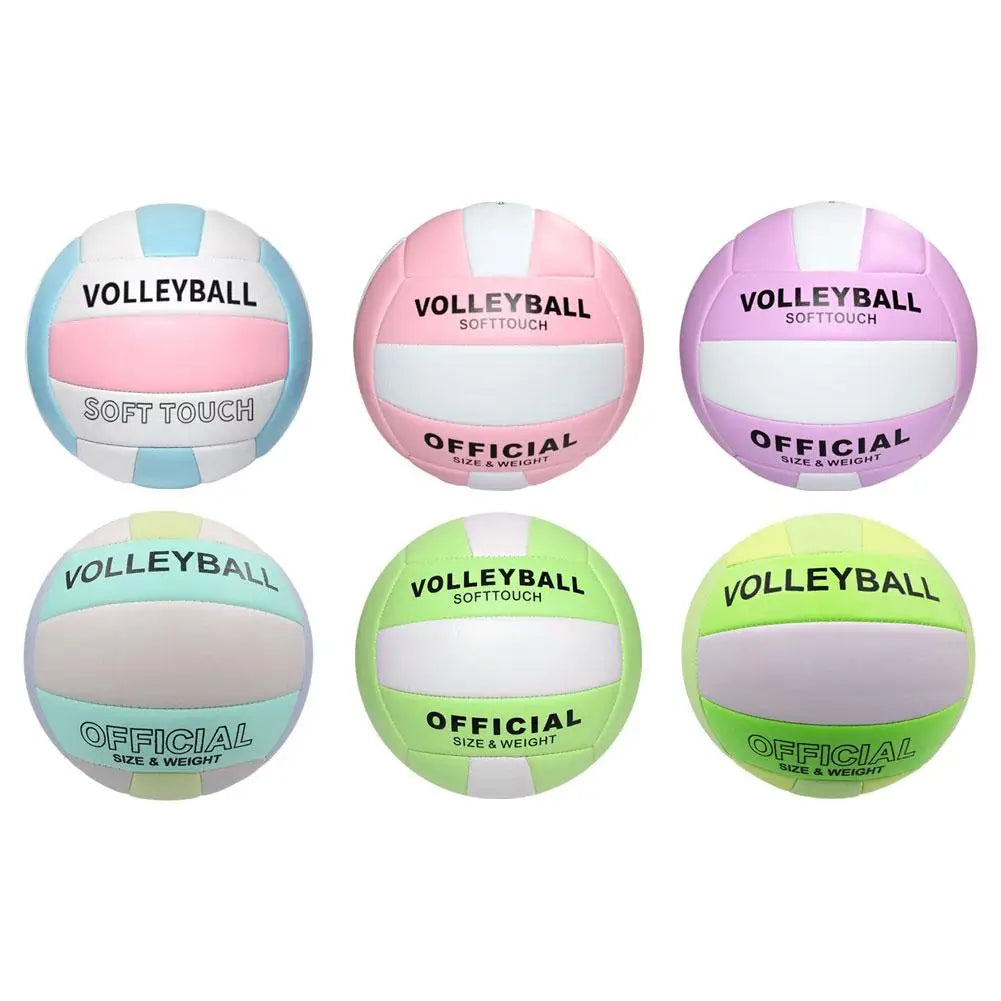 Official Size 5 Volleyball, Soft Indoor Outdoor Volleyball For Game Gym Training Beach Play Volleyballs For Beginner Teenager Oasis Select