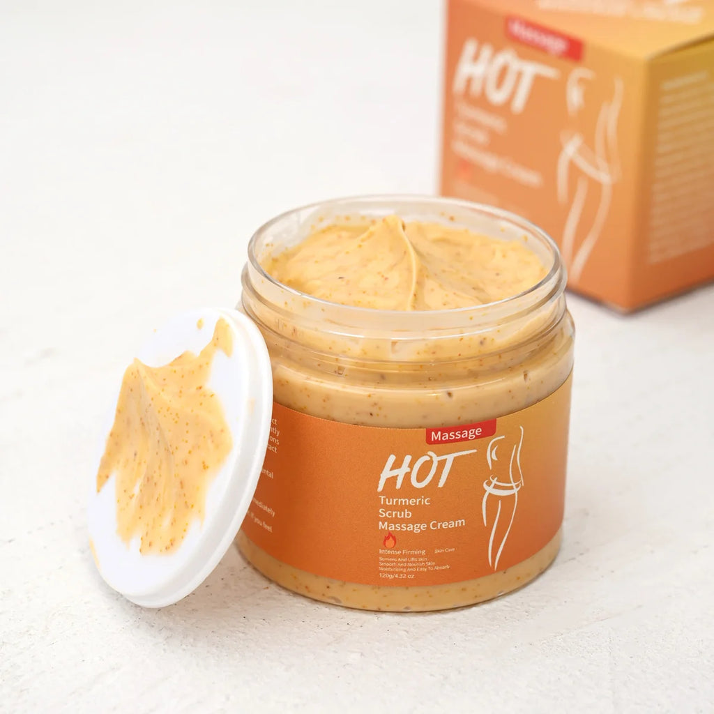 Turmeric Walnut Shell Exfoliating Firming Body Scrub Cream