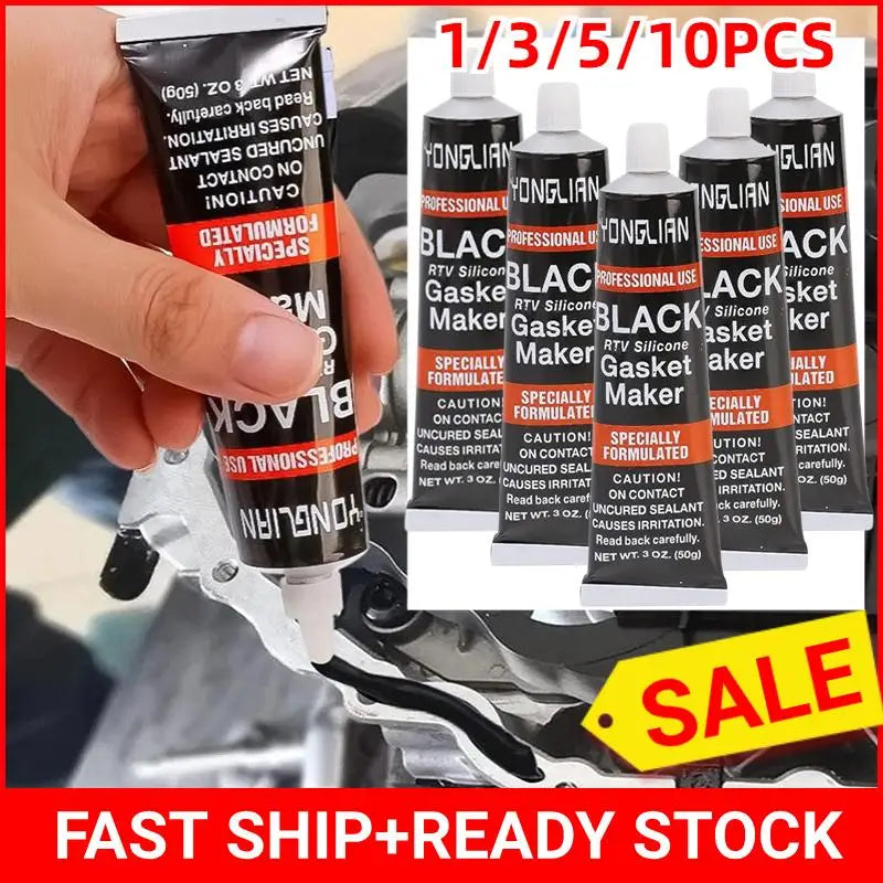 Black RTV Silicone Gasket Maker | High-Temp Engine Sealant Engine Gasket Sealant Oasis Select