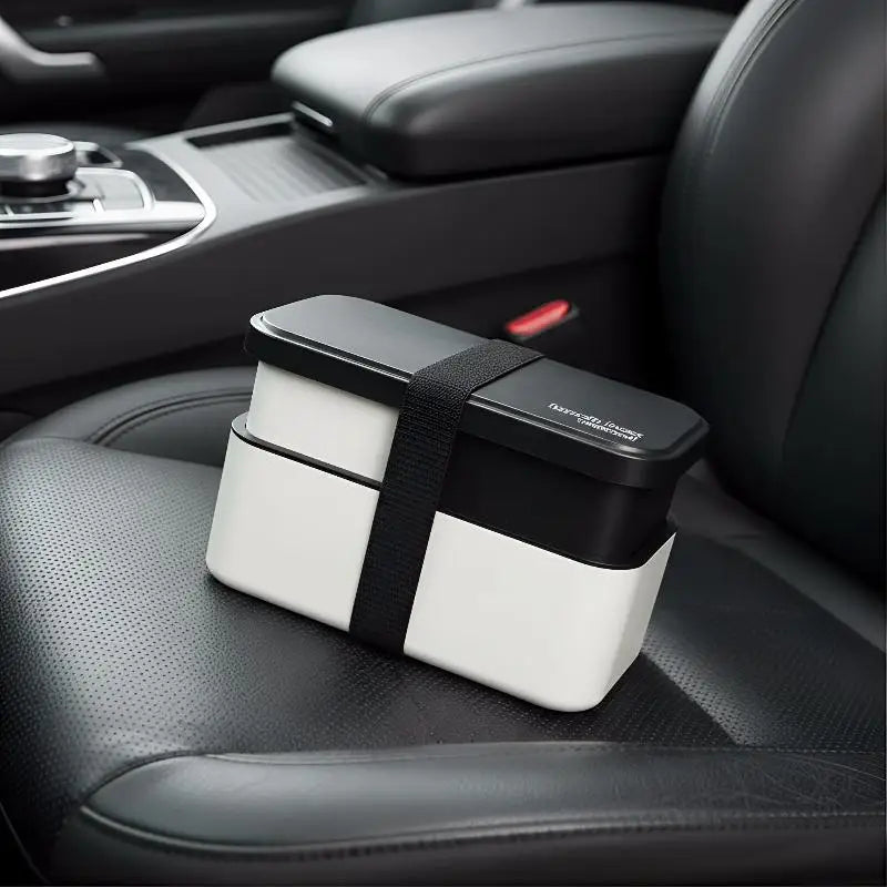 Japanese Stackable Bento Box with Cutlery | Microwave Safe