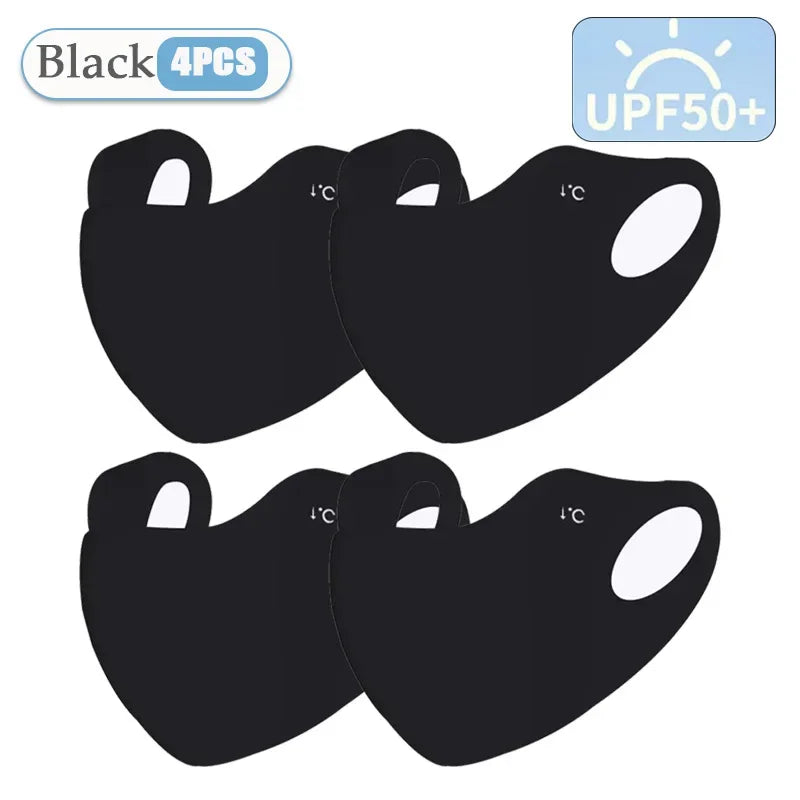 Ice Silk UV Face Mask – Cooling Sun Balaclava for Women