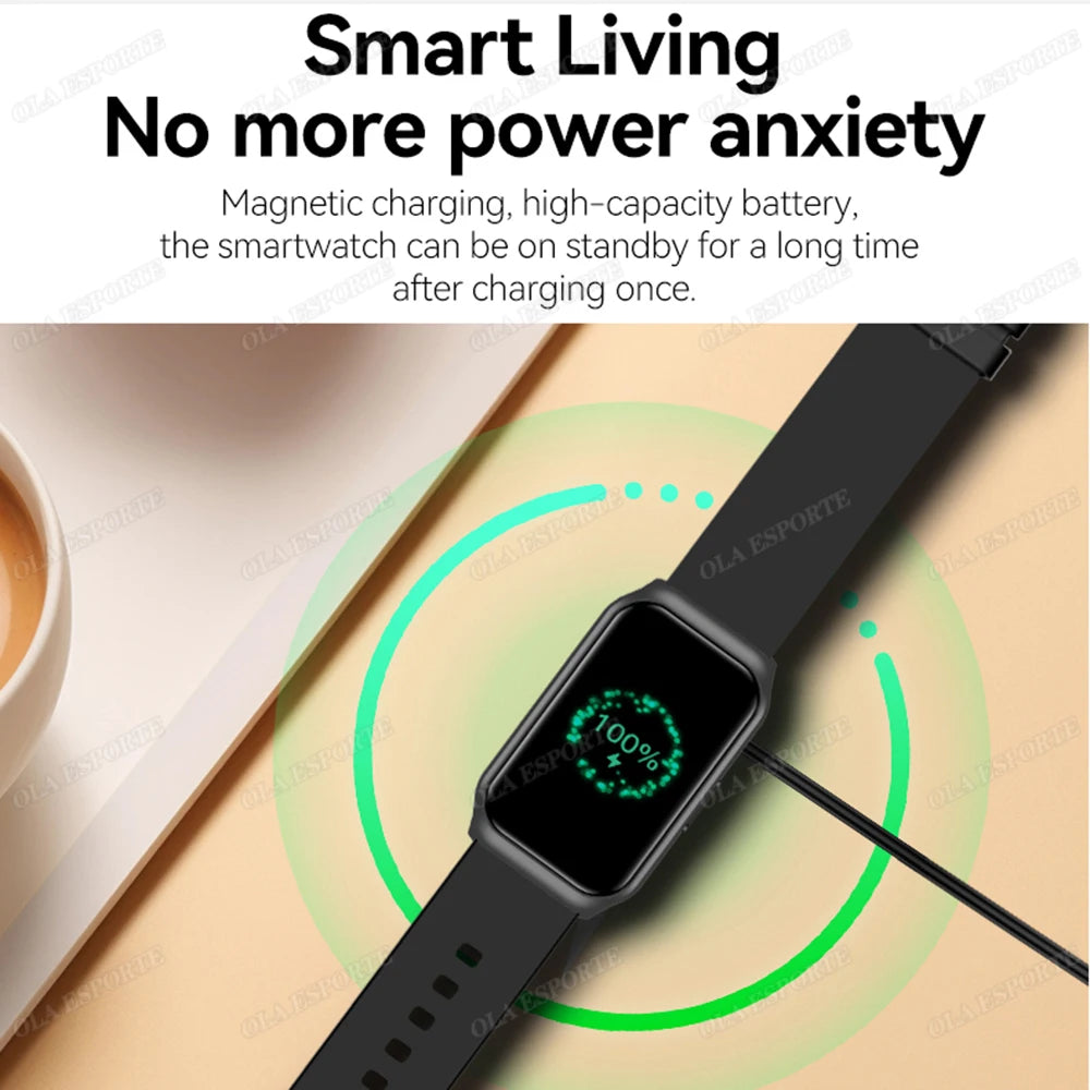 Ola Esporte HW12 Smartwatch – Heart Rate, Sleep & Fitness Tracker