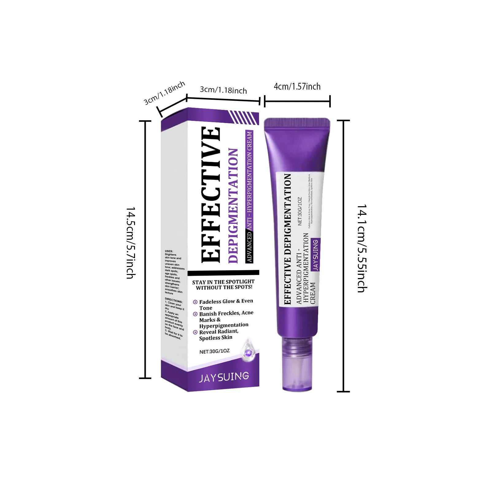 Retinol & Niacinamide Face Cream – Dark Spot & Melasma Corrector Brightening Face Cream Oasis Select 30g Boxed