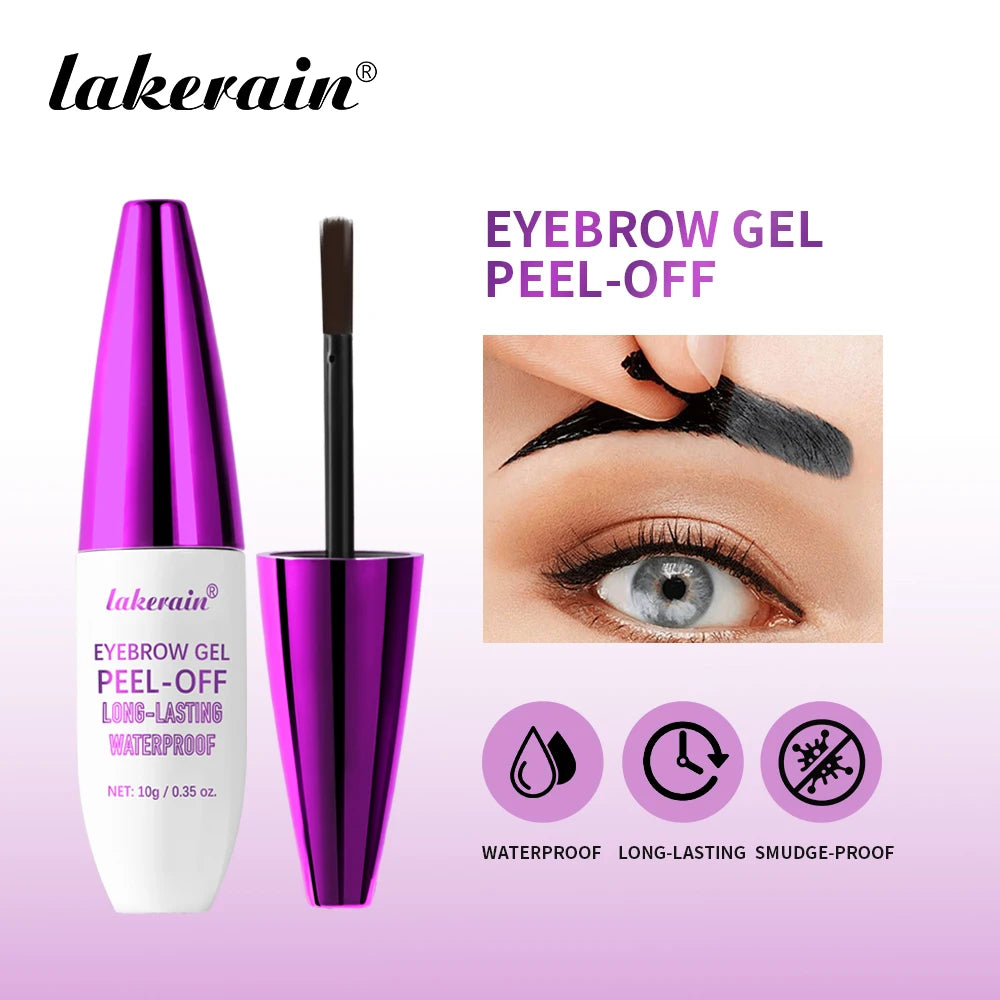 Tattoo Peel-off Eyebrow Gel Waterproof and Sweat-proof Long-Lasting Smudge-Proof Effect Natural Eyebrow Dye Eye Makeup Cosmetics Oasis Select