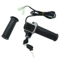 Throttle Assembly for Electric Bikes Integrated LCD Screen Compatible with Standard Voltage Systems of 24/36 Volts Oasis Select 48V