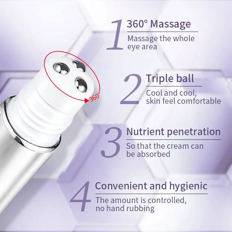 O'CHEAL Rollerball Eye Cream 2-Pack – Hyaluronic Acid Firming