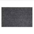 Modern Minimalist Square Floor Mat - Durable, Stain/Fade Resistant, Non-Slip Rubber Backing, Machine Washable for Indoor/Outdoor Oasis Select Grey 400MMx600MM
