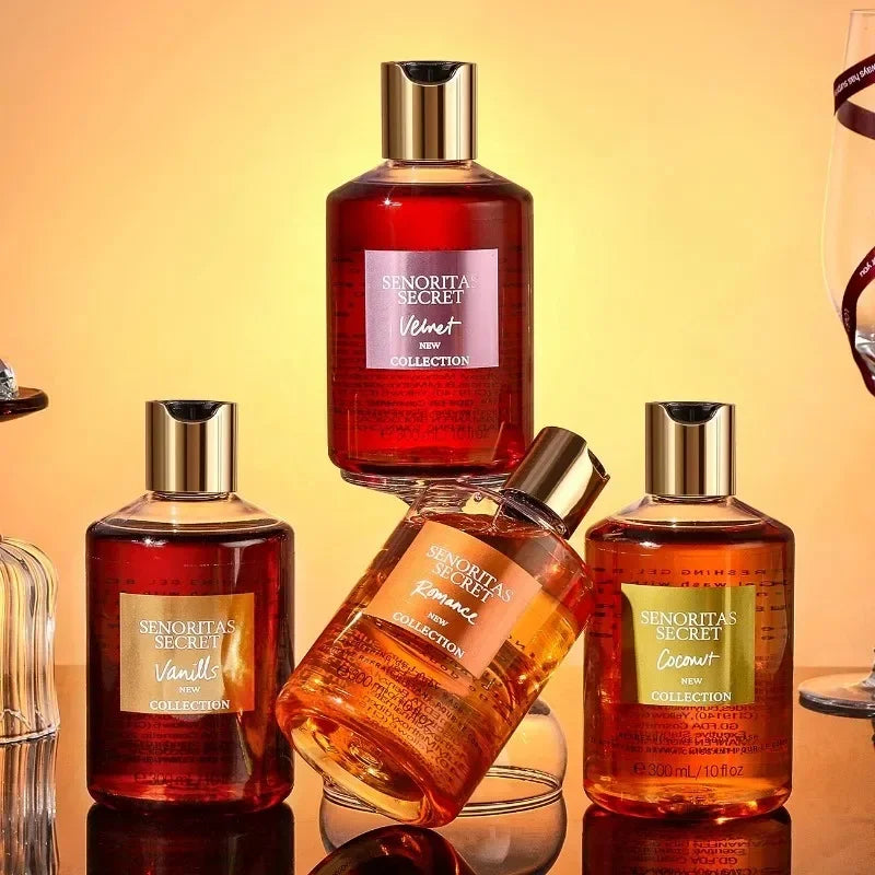 Victoria fragrance shower gel lasting fragrance secret language of love Moisturizing&oil controlling deep cleaning Oasis Select