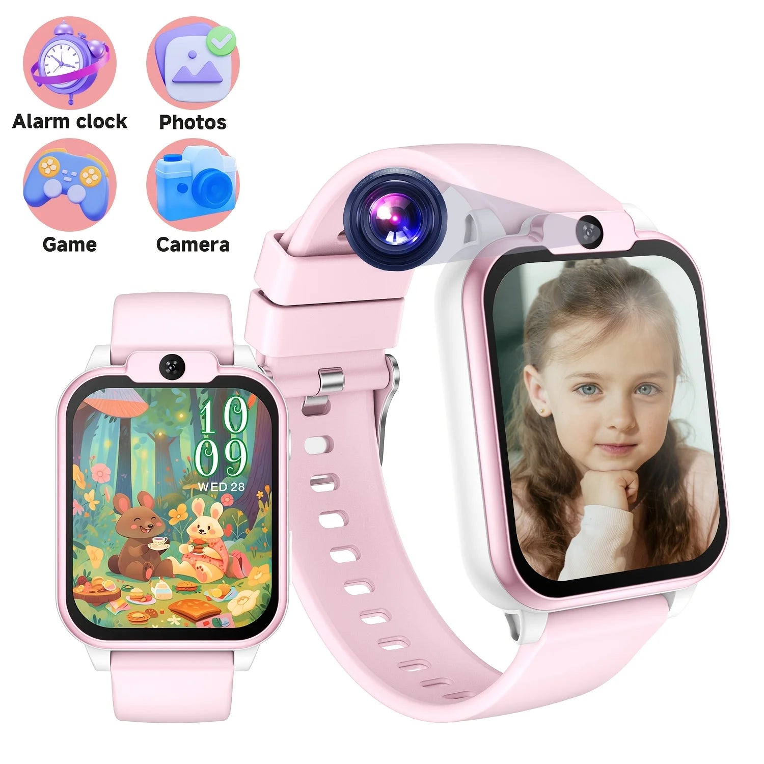 ERUN Kids Smart Watch – Camera, Flashlight & Color Screen
