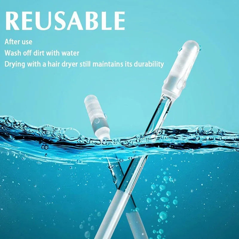 Ear Hygiene Cleaning Tool Kit Sticky Ear Wax Remover Disposable Safe Ear Care Swabs GentleCleaning for Adults and Kids Use Oasis Select