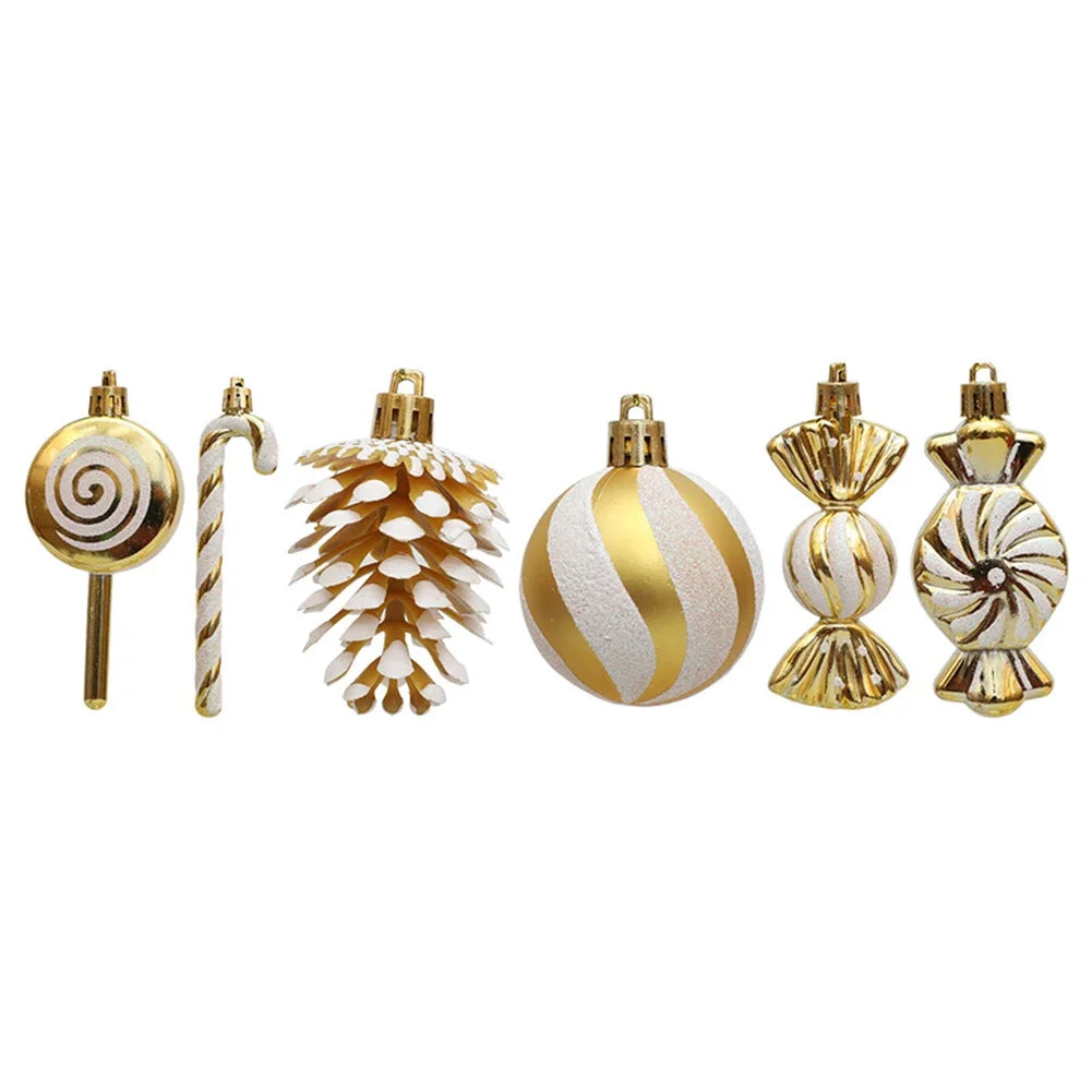 Holiday Tree Decor Christmas Decorations Festive Gatherings Multiple Styles Available Vibrant Red And White Colors Oasis Select