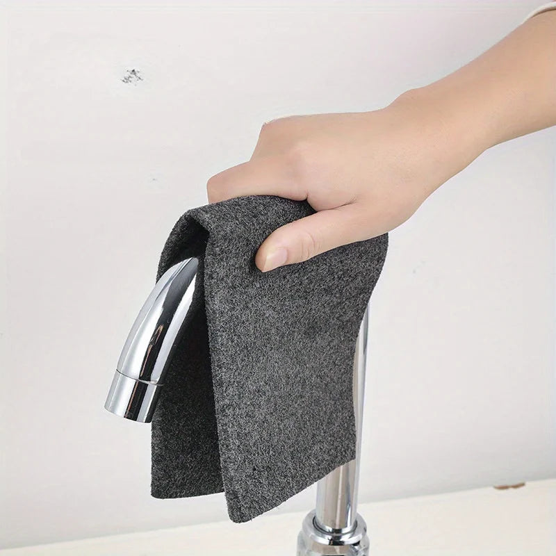 10Pcs Thickened Magic Cleaning Cloth Microfiber Glass Clean Towel Reusable Washable Lint-free Cleaning Rags for Kitchen Glass Oasis Select
