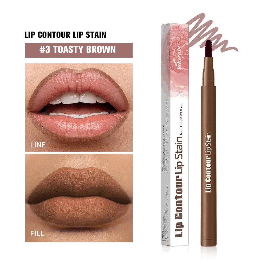 2-Pack Dual-Sided Waterproof Lip Liner & Lip Stain Set Lip Liner Set Oasis Select