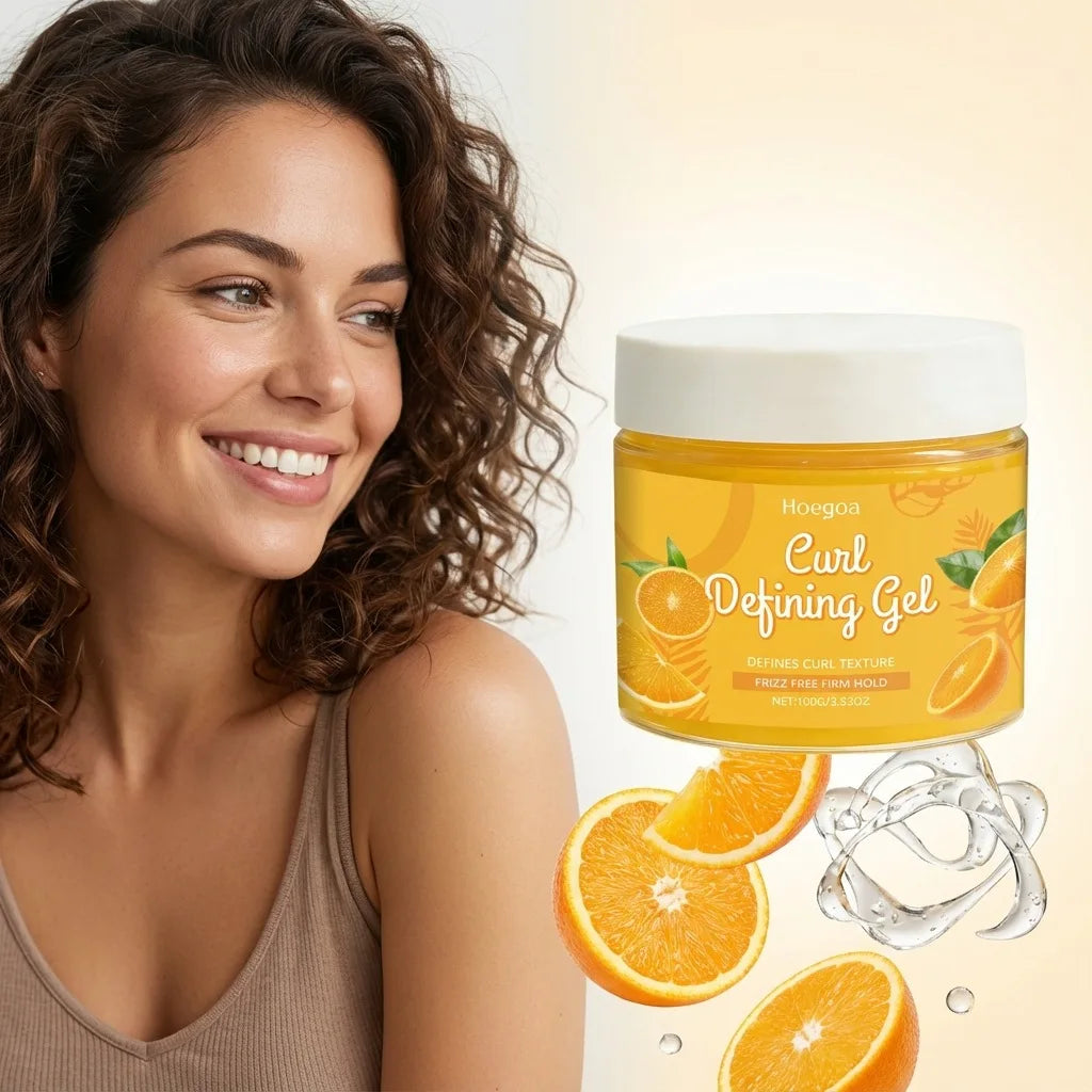 Hoegoa Curl Shaping Gel Hair Wax, Oil-Control, Smooth Hair Wax, Curl Styling Cream, Anti-Frizz Natural Curl Gel Oasis Select