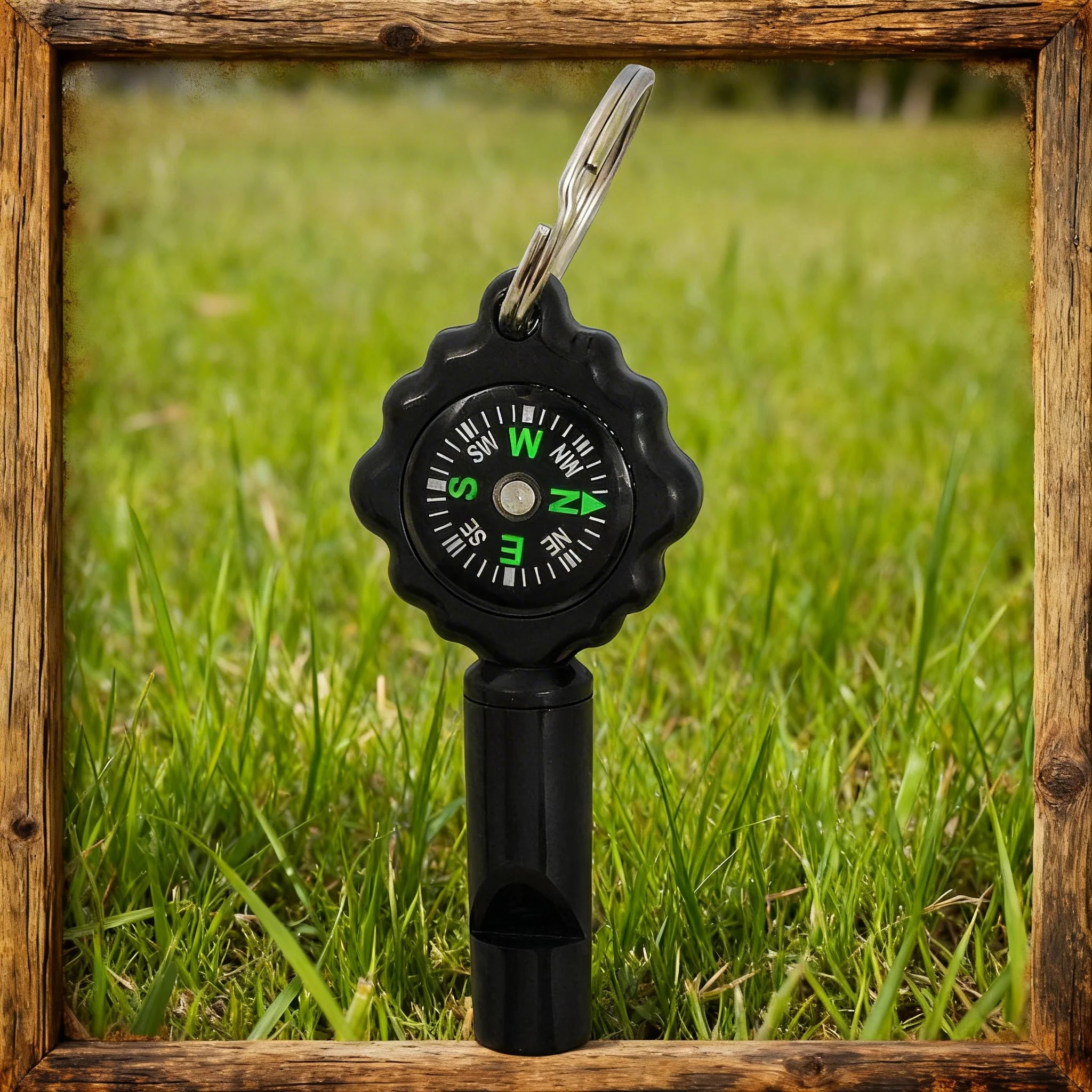 Survival Whistle with Compass – 2-in-1 Outdoor Emergency Tool