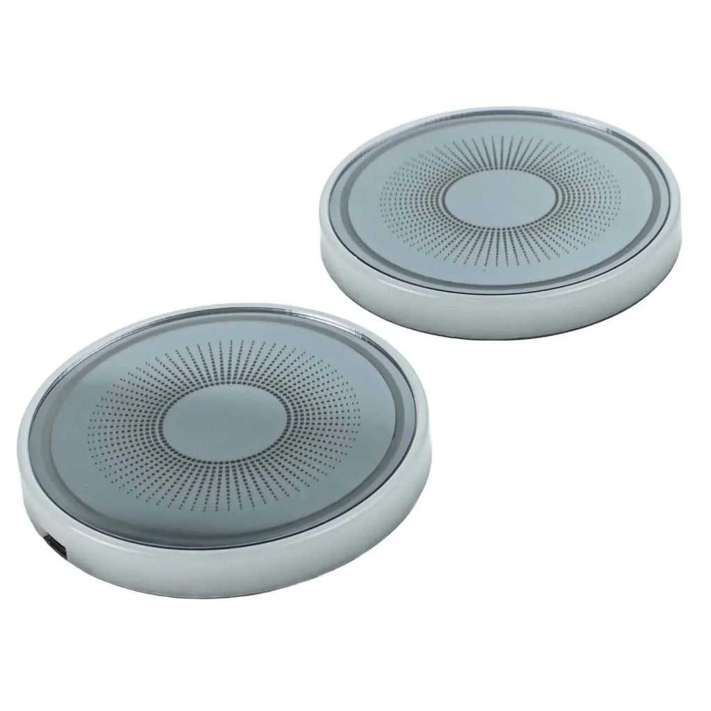 For Home Use Luminescent Cup Pad LED Car Coasters Diameter 68mm Versatile Interior Lighting Waterproof Acrylic Material Oasis Select