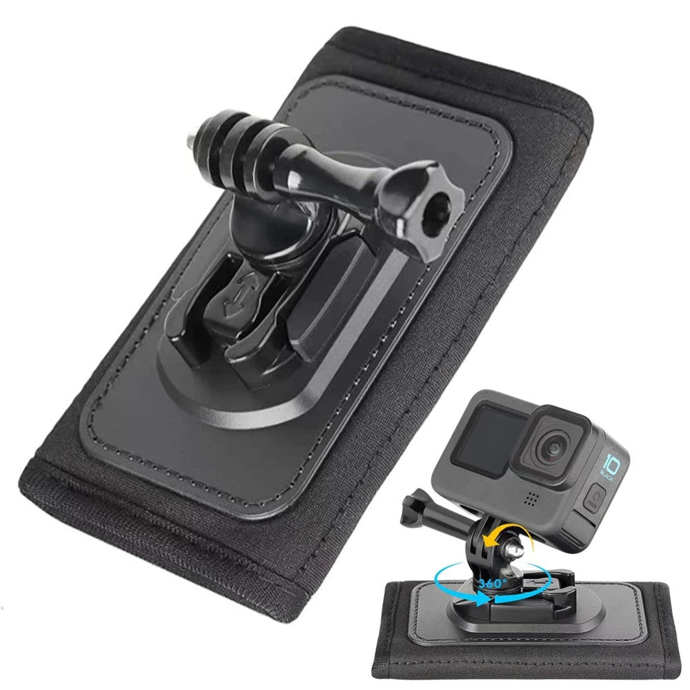 360° Backpack Shoulder Strap Mount for GoPro & Action Cameras