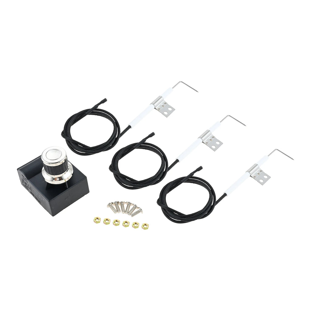 1Set BBQ Lighter Kit for Oklahoma Joe and For Charbroil Deluxe High Temperature and Corrosion Resistant Plug Easy Installation Oasis Select