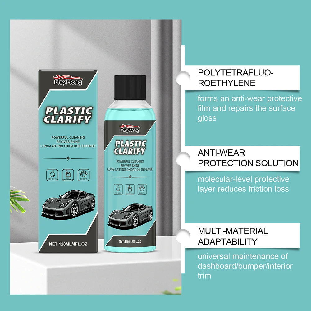 Waterless Spray Wax & Car Plastic Restorer – 120ml