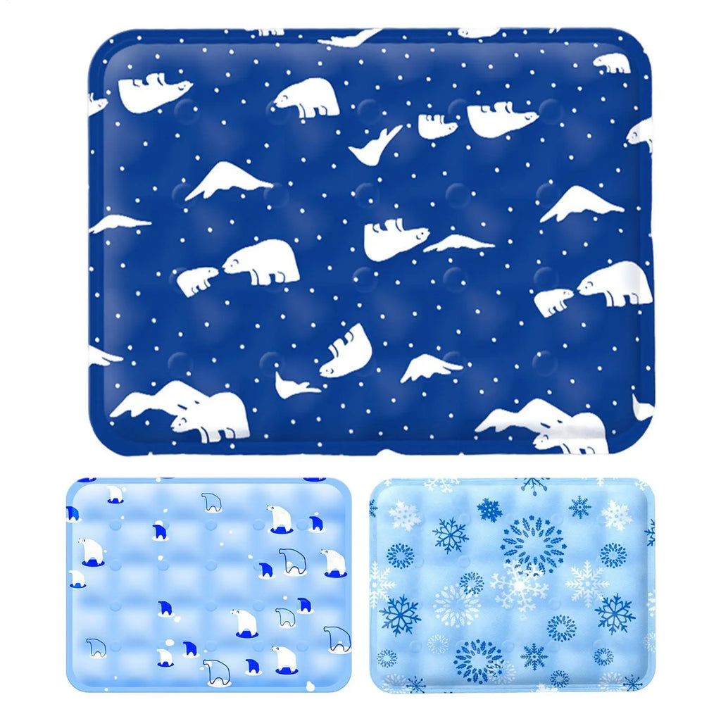 Pet Dogs Cat Summer Cooling Pad Mat Washable Foldable Puppy Big Dog Ice Cooling Bed Mattress Cool Mascotas Cushion Blanket