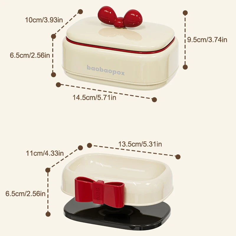 Leakproof Soap Dish With Lid & Draining Layer, Travel Bar Soap Holder Case Container, Portable Travel Size Toiletries Essentials Oasis Select
