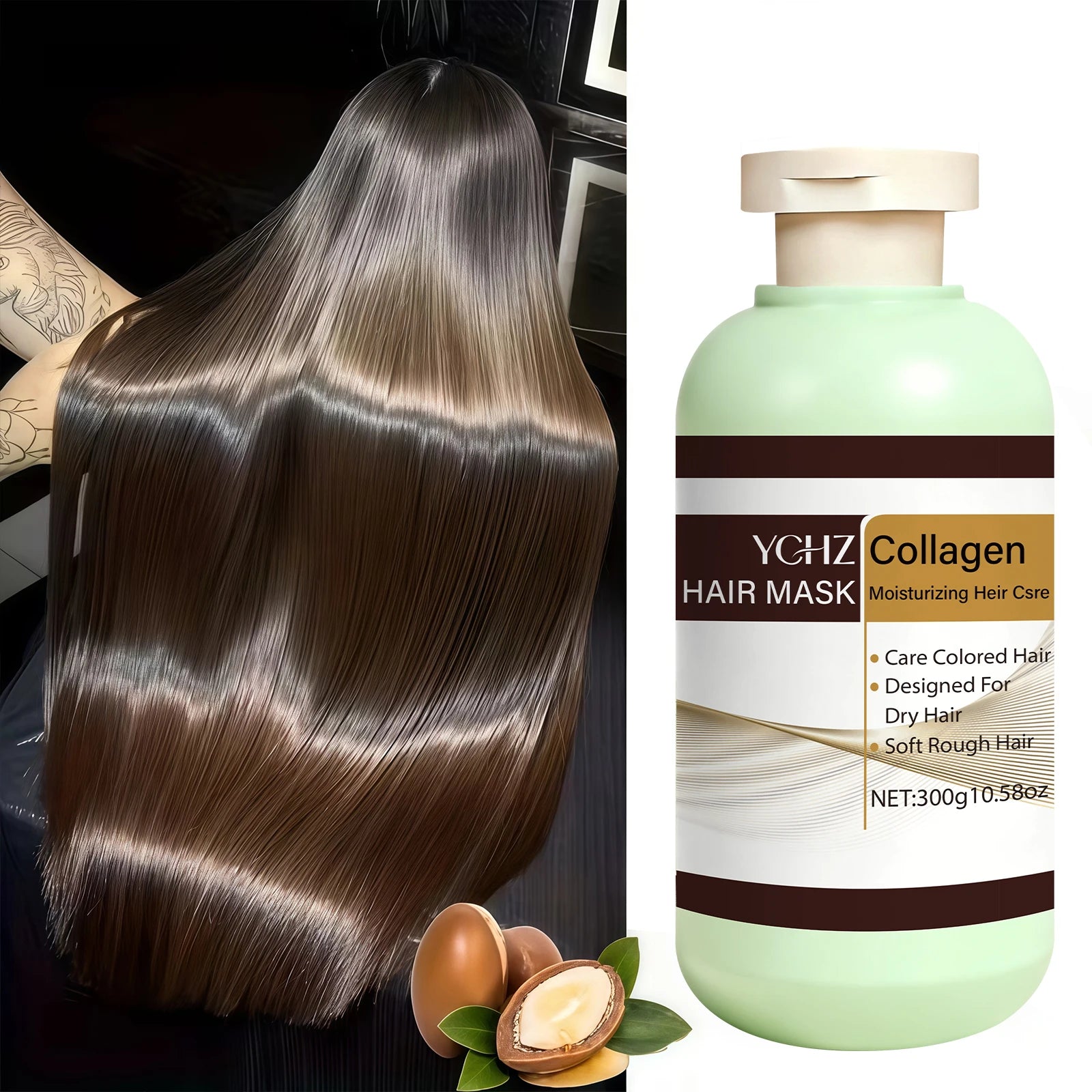 YCHZ Collagen Hair Mask 300g – Nourish, Brighten & Strengthen