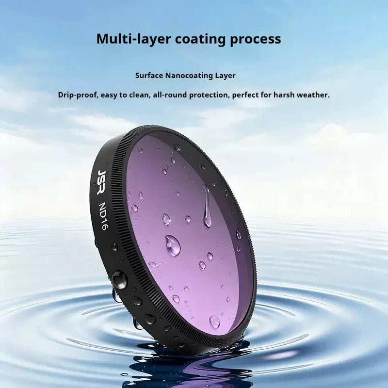 JSR Filters for DJI Osmo Action 5 Pro/4/3 – UV CPL ND Set