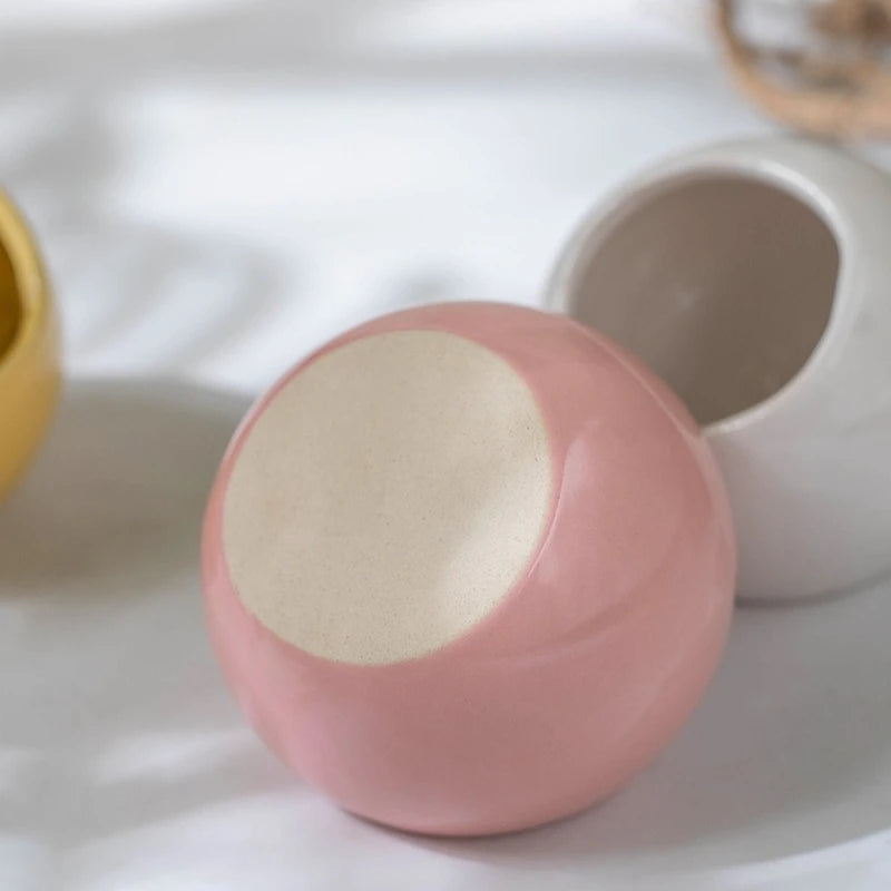 Bite Resistant Ceramic Bird Feeder Anti Splash Anti Spill Food Water Bowl Small Bird Feeding Container Pet Bird Supplies Oasis Select