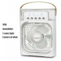 3-in-1 Portable Air Cooler Fan with Humidifier & LED Light