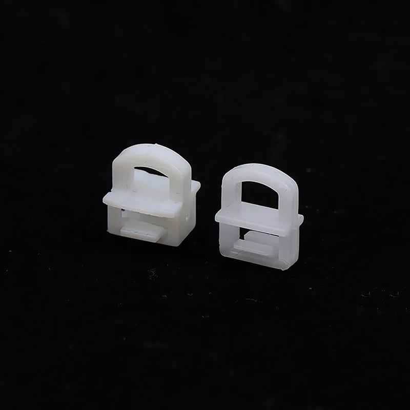 Set of 10 Auto Curtain Track Wheels, Vehicle Curtain Clip, Track Hanging Ring Pulley, Glide Ball Curtain Rail Fastener Hooks Oasis Select