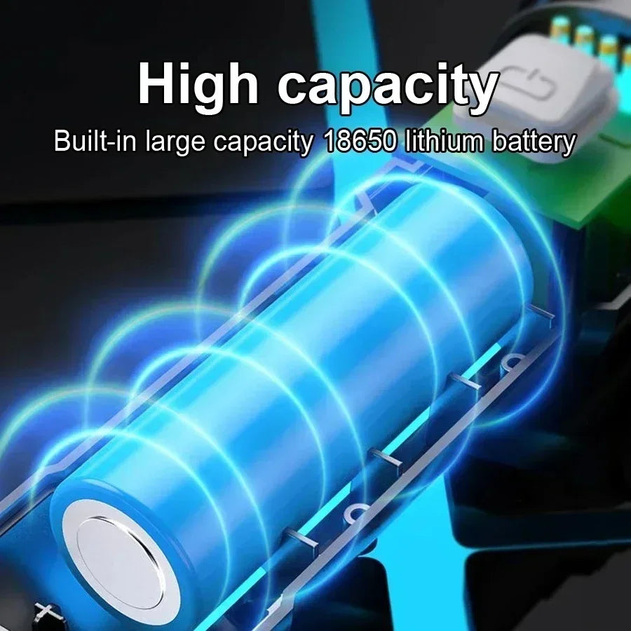 Tactical LED Flashlight 2000LM USB Rechargeable Waterproof Grade Zoom Torch Bright Portable Emergency Light for Camping Outdoor Oasis Select