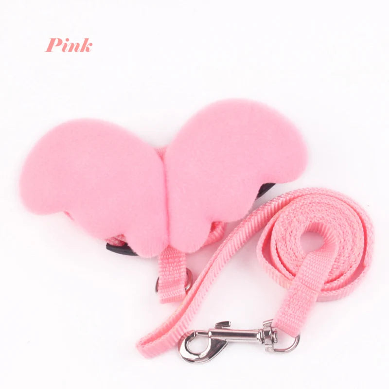 Angel Pet, Callduck Harness Leash, suitable for cats, rabbits, Callduck, pet chickens, turtles, small pet harness, gift Oasis Select pink M-suit 3-5kg