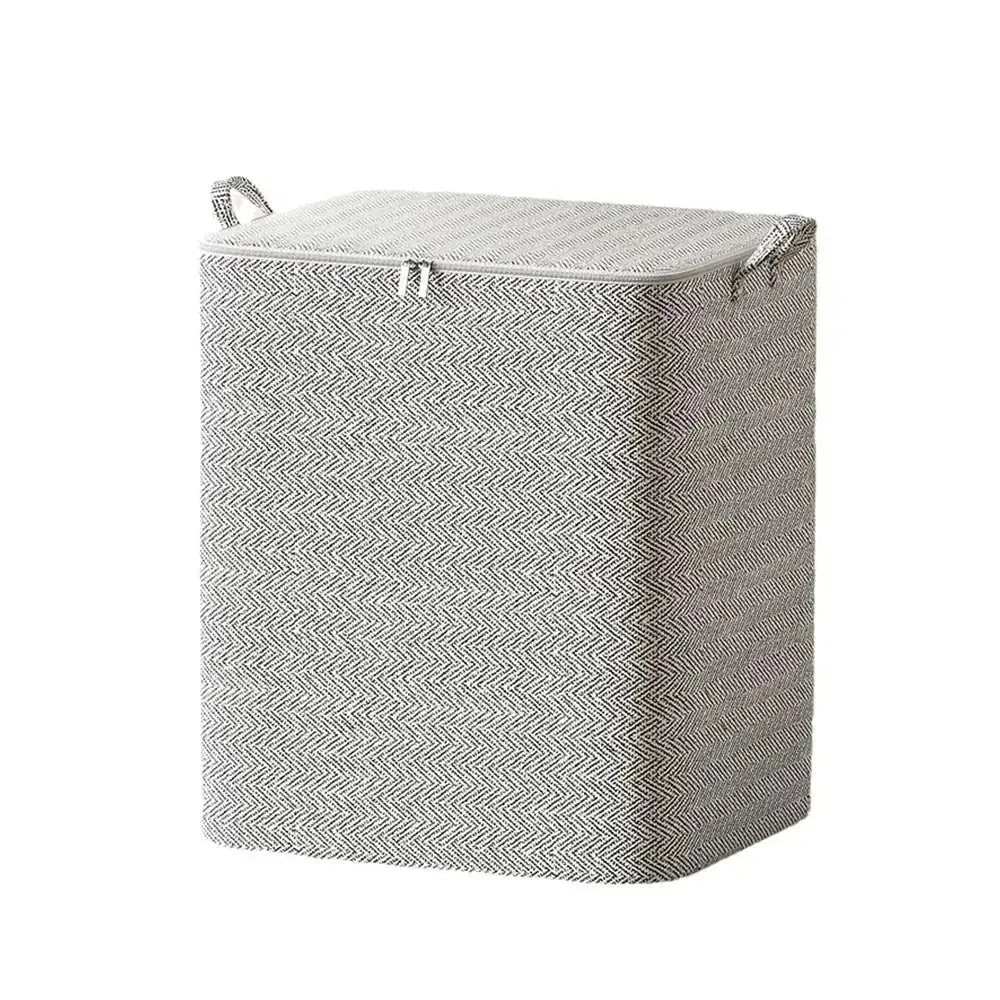 150/220L Non-woven Storage Bag with Lids Zipper Foldable Clothes Quilt Bins Container Large Capacity Dust-proof Bag Organize Oasis Select 150L