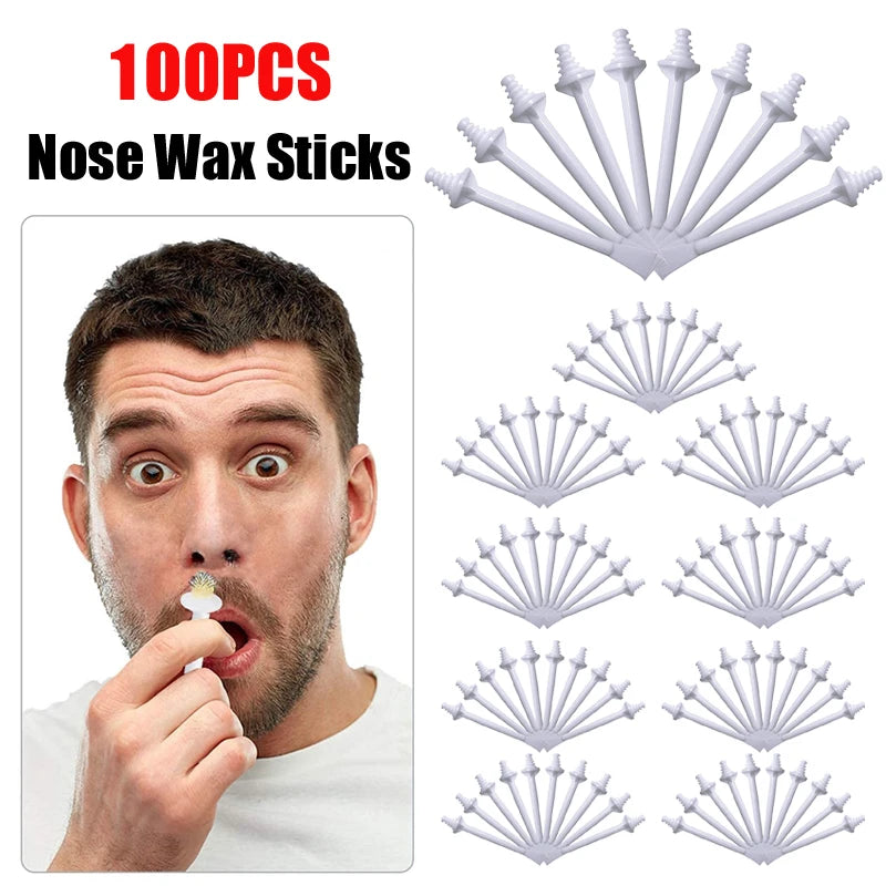 2026 Portable Nose Wax Kit For Nose Hair Removal Painless Paper-Free Nose Cleaning Waxing Kit Unisex / 1PACK Nose Wax Sticks Oasis Select 117-Sticks100P