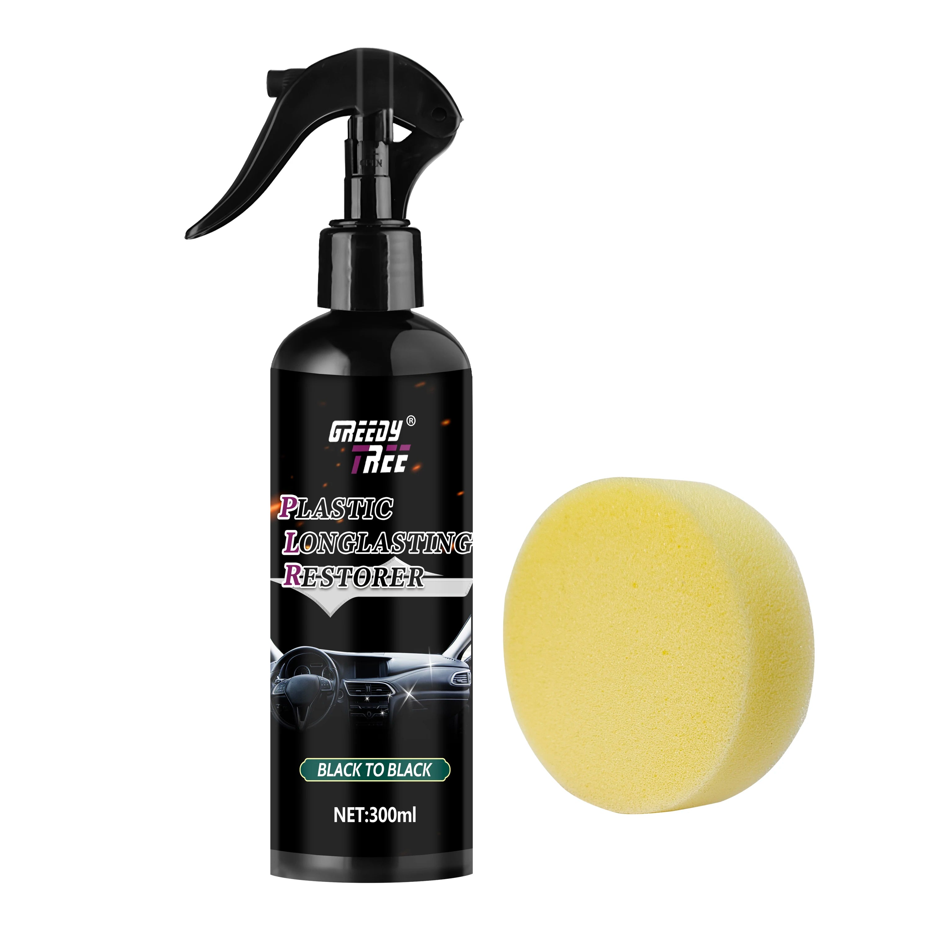 Multipurpose Car Interior Cleaner – Leather, Dash & Fabric