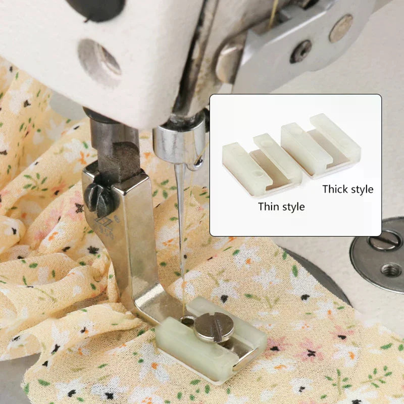 Industrial Sewing Machine Presser Foot Plastic Base Plate for Shirring & Pleating Computer Flat Car Wrinkled Folded Type Oasis Select Default Title