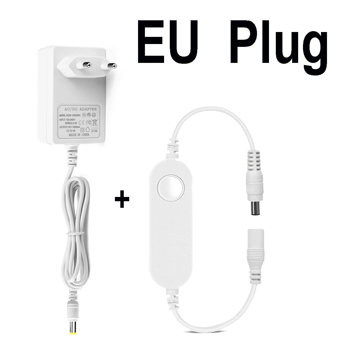 LED Lighting Transformer DC 12V/24V 2A 3A Supply Power Adapter with Tuya WIFI Monochrome Controller for LED Strip 5050 2835 COB Oasis Select EU Plug 24v 2A