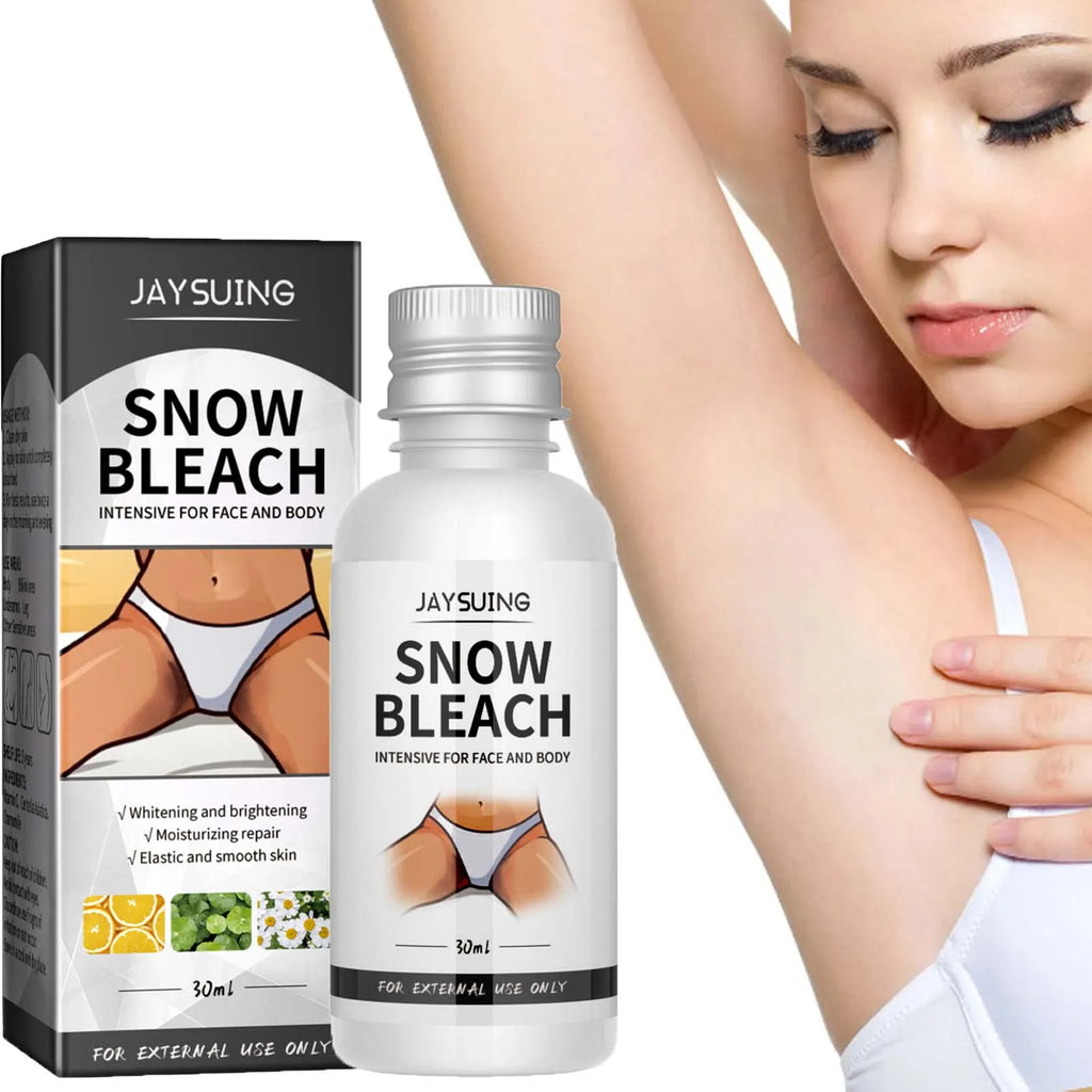Body Snow Bleach Cream Nicotinamide Brighten Private Parts Underarm Bleaching Armpit Elbow Knees Joint Removal Dark Spot Melanin Oasis Select