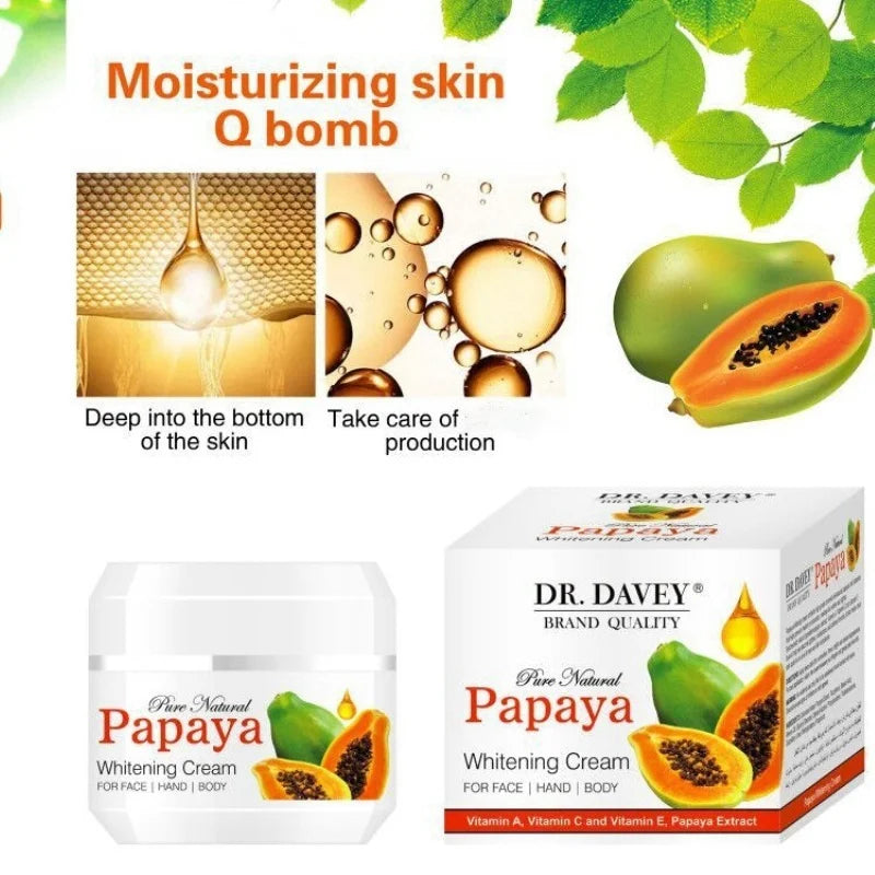 DR.DAVEY Papaya Moisturizing Face Cream – Daily Hydration