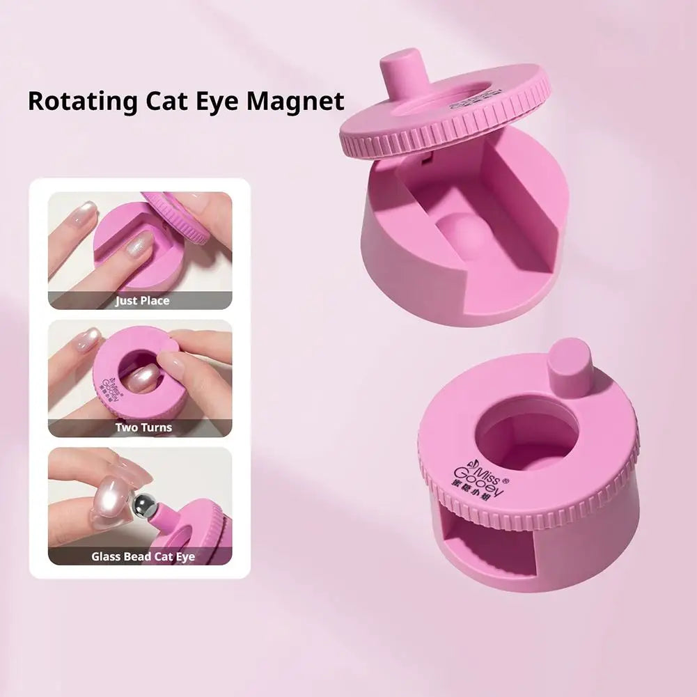 Automatic Magnet Bead Cat Eye Nail Tool Professional Strong Magnetic Roller For Wide Light Cat Eye Gel Polish Nail Art Accessory Oasis Select