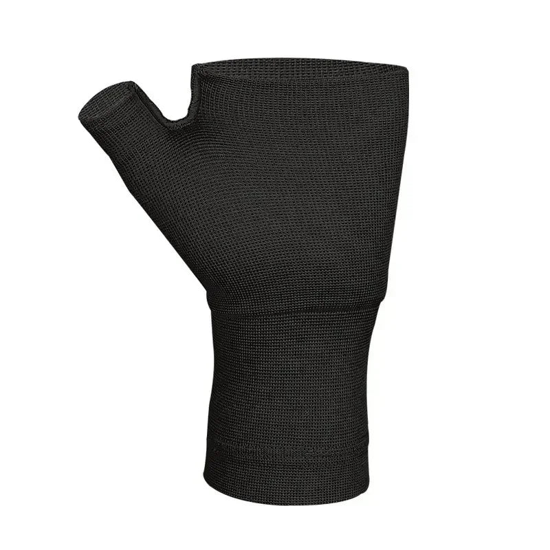 Golfer Compression Wrist Thumb Band Belt Carpal Tunnel Hands Wrist Support Brace Strap Sleeve Tenosynovitis Arthritis Glove Oasis Select Black L