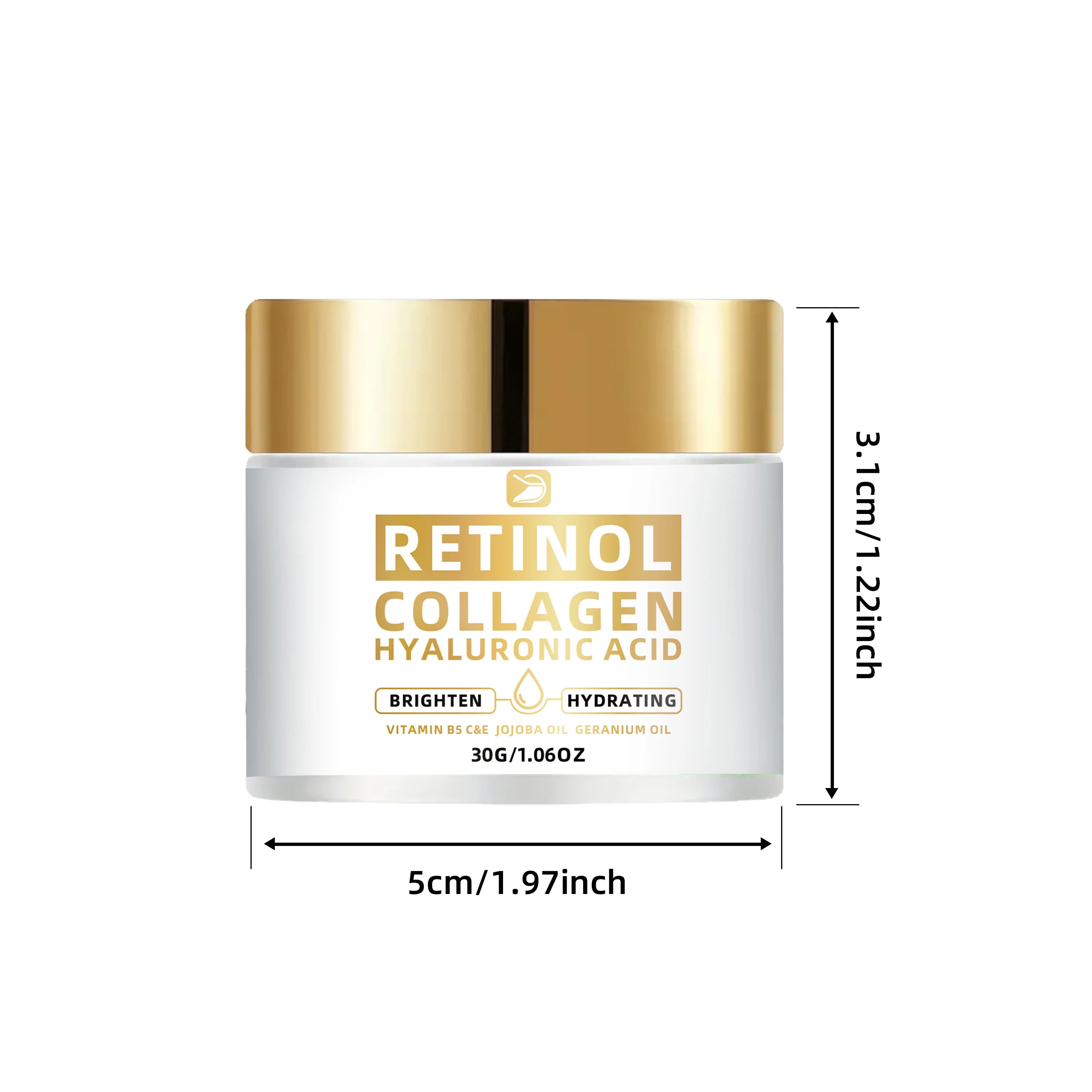 Ottilavie Retinol Collagen Hyaluronic Acid Cream 1.76oz Face & Body Cream Oasis Select