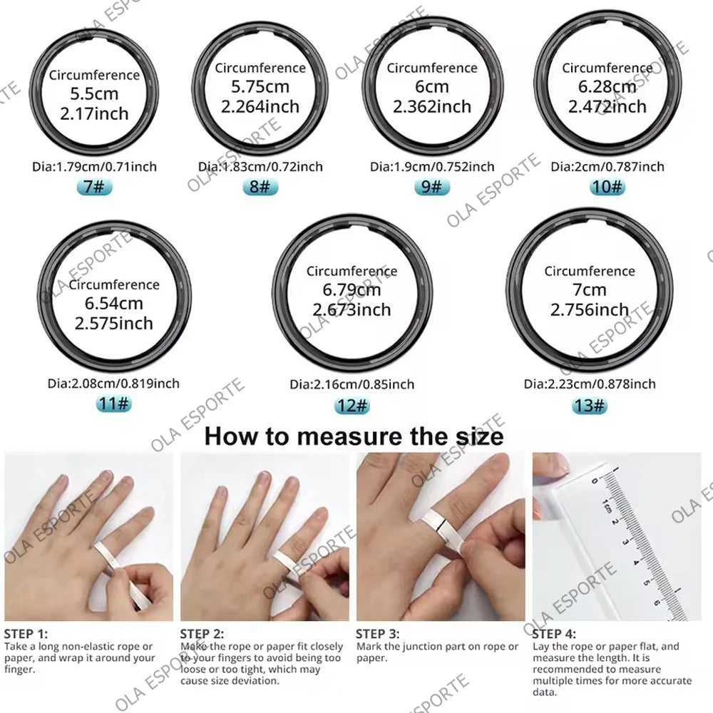 2025 Smart Ring Display | Health Tracker 5ATM | Ola Esporte