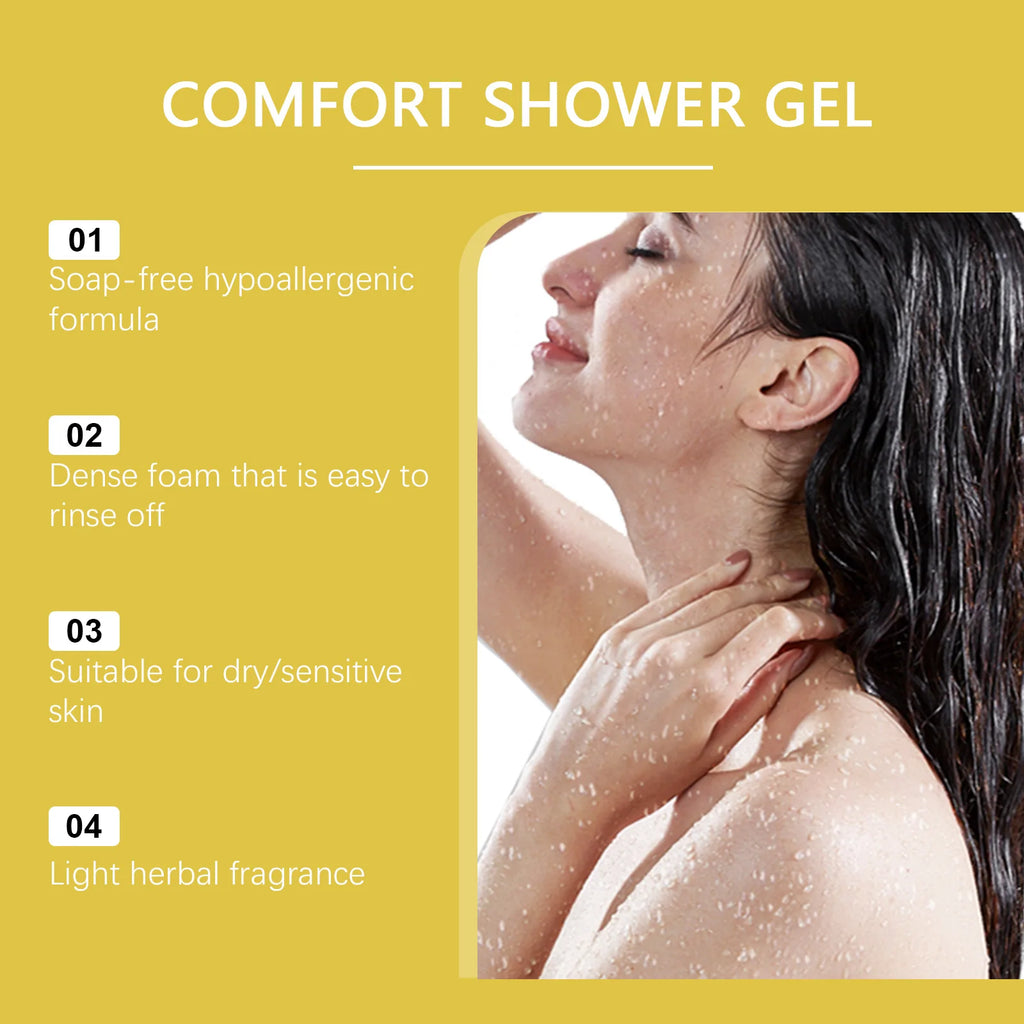 Vanilla Comfort Body Wash - 100ml Light Plant-Based Hydration, Gentle Cleansing, Moisturizing Formula for All Skin Types Oasis Select