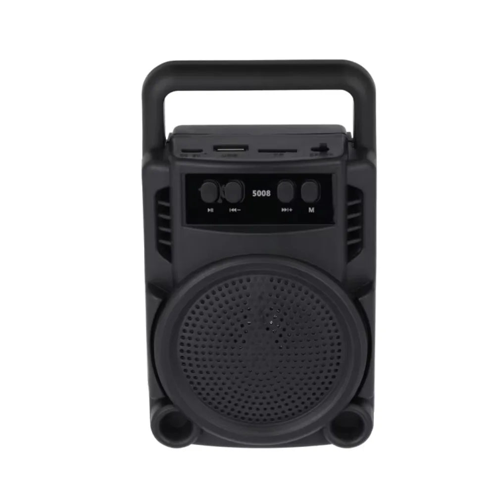 RGB Light Portable Bluetooth Speaker 360° Light Powerful Bass Karaoke Speaker Wireless Stereo TWS Function Party Speaker Oasis Select Black