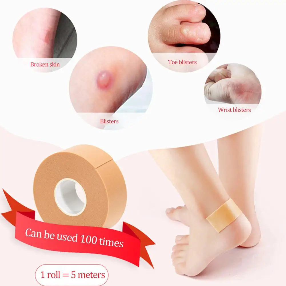 Blister Prevention Tape – Waterproof Heel & Toe Foot Pad Blister Prevention Pad Oasis Select