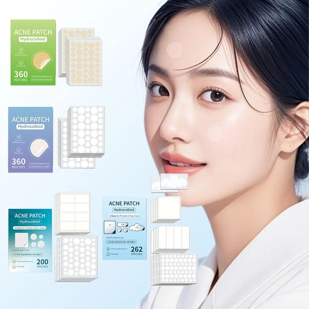 Large Hydrocolloid Pimple Patches – Face & Body 200/262pc Hydrocolloid Pimple Patch Oasis Select