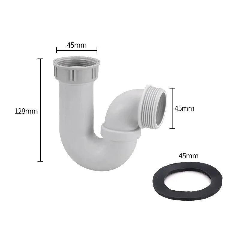 Sink Drain Pipe Adapter Y Shaped Basin Sewer Branch Connector Overflow Tube Thread Hose Joint for Kitchen Bathroom Accessories Oasis Select Type-A